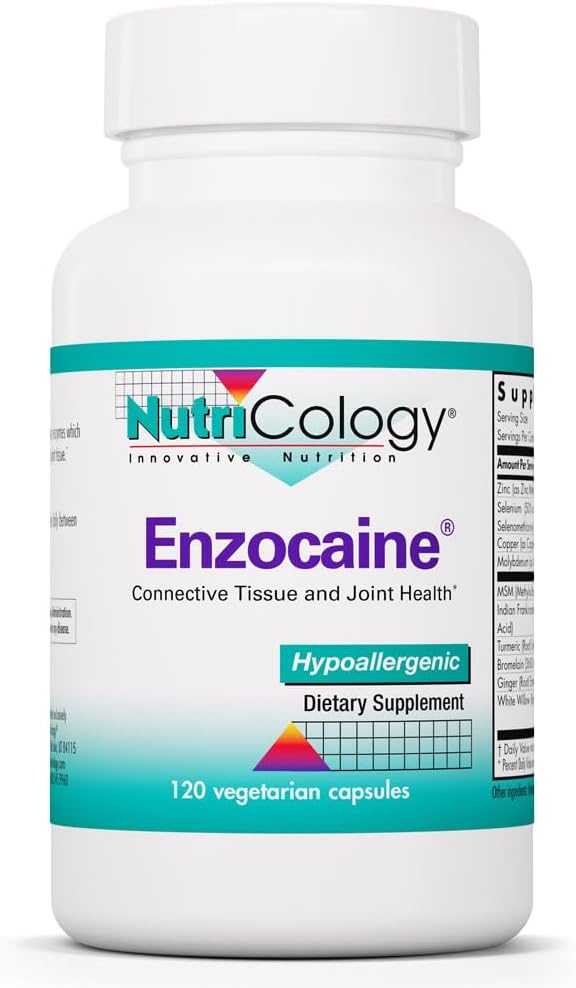 Nutricology Enzocaine - 120 Cápsulas - Complemento de Enzimas Proteolíticas