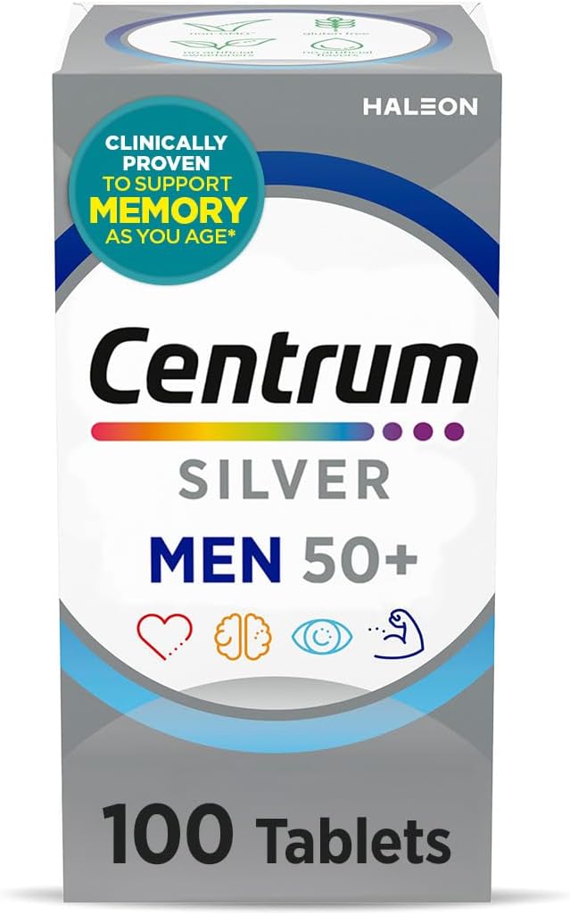 Centrum Silver Multivitamínico para Hombres 50 Plus - 100 Comprimidos