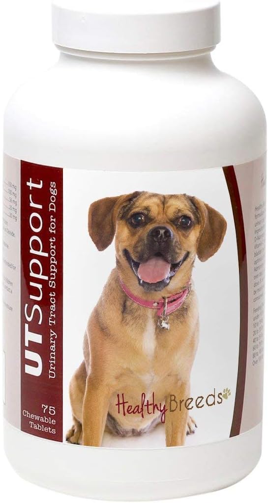 Healthy Breeds Puggle Cranberry Chewables 75 Count – Image 1