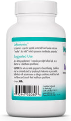 Nutricology ARG Laktoferrin - 250 mg Lactoferrina Glicoproteína - Apoyo Inmunológico - Cápsulas Vegetarianas - 120 Cápsulas