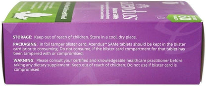 Azendus SAM-e 200 mg Apoyo Estado de Ánimo, 60 Comprimidos – Image 2