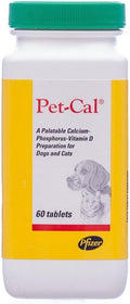 Pet Tabs Calcium Formula Supplement - 60 Comprimidos