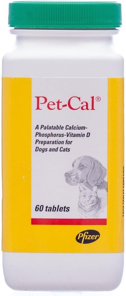 Pet Tabs Calcium Formula Supplement - 60 Comprimidos