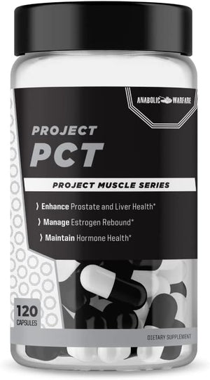 Anabolic Warfare Project PCT – 120 Cápsulas – Saw Palmetto: Apoya la función prostática y el bienestar hormonal – Image 1
