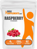BulkSupplements Polvo de Frambuesa - 250g (8.8 oz)