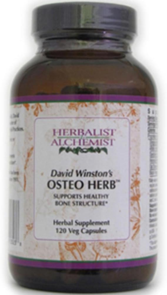 Herbolario y Alquimista. Osteo Herb de David Winston. 120 Cáps.