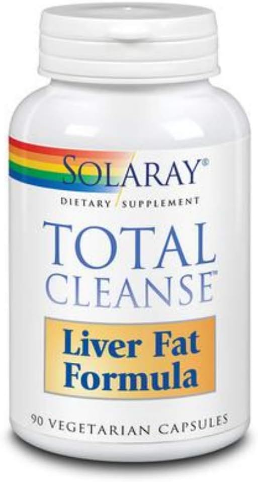 Solaray Total Cleanse Liver Fat Formula - 90 Cápsulas Vegetales