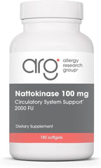 Allergy Research Group Nattokinasa 100 mg, 180 Cápsulas
