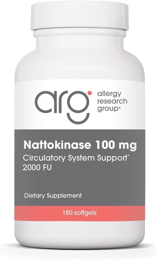 Allergy Research Group Nattokinase 100 mg, 180 Cápsulas