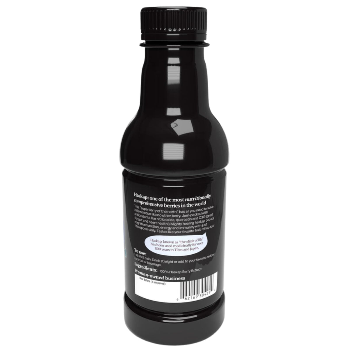 Zumo de Bayas Haskap 100% Prensado – Rico en Antocianinas, Polifenoles y Bioflavonoides – 500 ml – Image 3