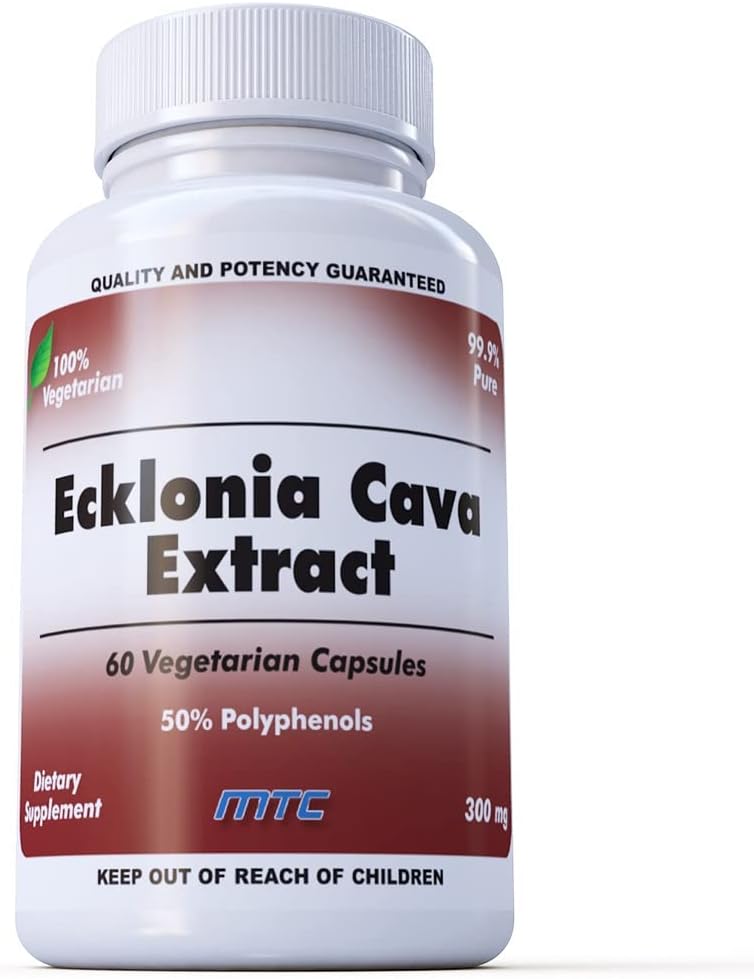 Ecklonia Cava Extracto 300 mg, 50% Polifenoles, 60 Cápsulas Vegetarianas