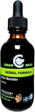 Cedar Bear Brain Booster, Complemento Herbal Líquido para Memoria y Vitalidad, 59 ml
