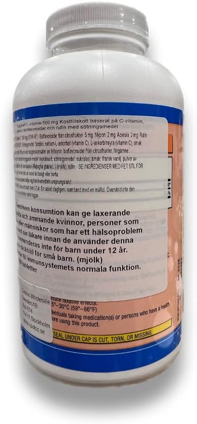 Kirkland Vitamin C 500 mg, 500 comprimidos