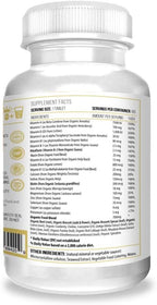 ACTIF Multivitamínico para Mujeres Mayores de 30 Años con 30 Vitaminas Orgánicas y Hierbas Orgánicas, Non-GMO, Fabricado en EE. UU., Suministro para 2 Meses