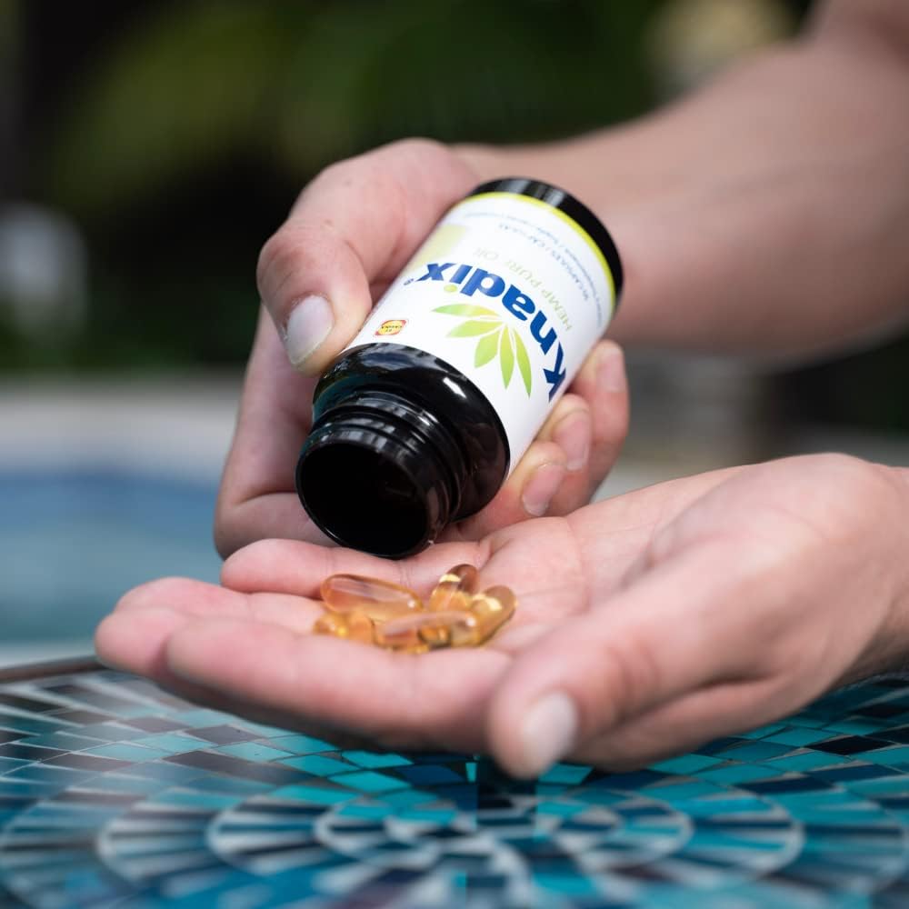 Knadix Aceite de Cáñamo - Omega 3-6, Vitaminas y Minerales - 120 Cápsulas (Pack de 4)