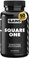 Gains in Bulk Square 1 Multivitamínico y Mineral para Hombres y Mujeres - 90 Cápsulas