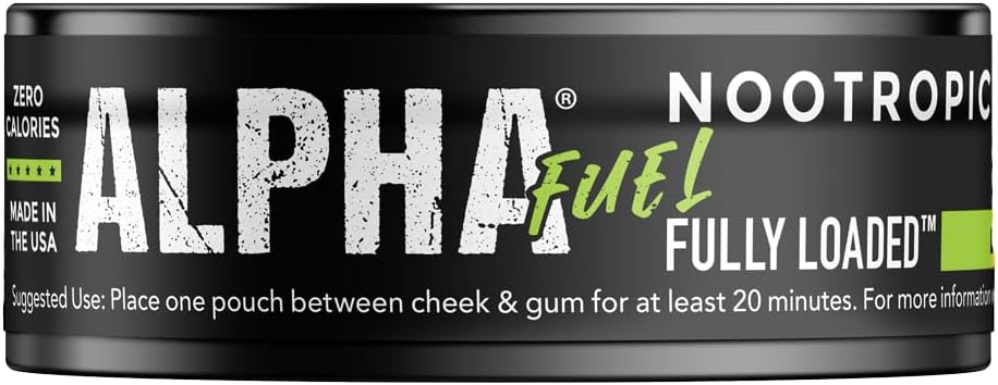 Fully Loaded Alpha Fuel Nootropic Pouches – Energía sin nerviosismo: La mezcla equilibrada de cafeína y – Image 6