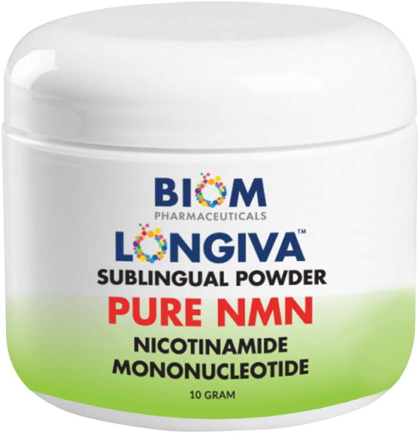 Biom NMN Polvo Sublingual - Nicotinamida Mononucleótido Nanotizado (Longiva)
