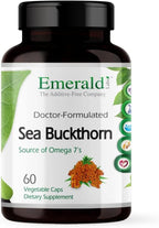 EMERALD LABS Sea Buckthorn - Suplemento Dietético con Vitaminas C, E y Omega 7 - 60 Cápsulas Vegetales (30 días)