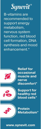 Neurocomplex-B® Slow-Release B Complex, Vegano, 60 Comprimidos