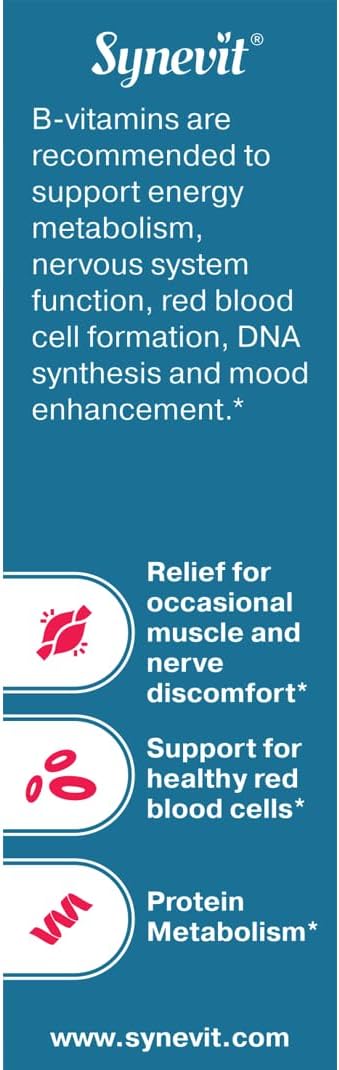 Neurocomplex-B® Slow-Release B Complex, Vegano, 60 Comprimidos