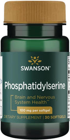 Swanson Phosphatidylserine 100 mg, 30 Cápsulas Blandas