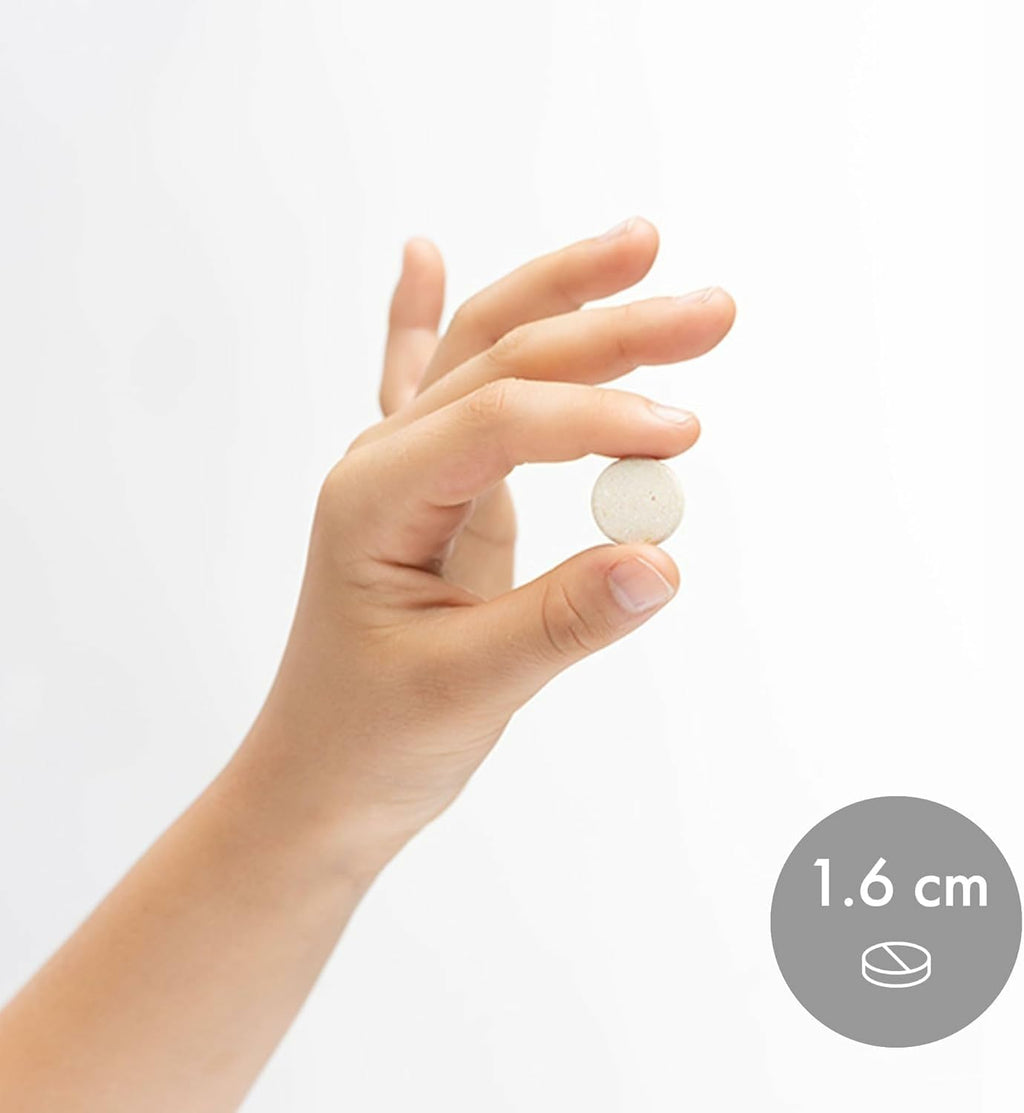 Dr. Mercola Multivitamínico Masticable para Niños - 28 Vitaminas y Minerales - 0g Azúcar - No GMO, Sin Gluten y Sin Soja - Sabor Naranja Natural - 60 Comprimidos