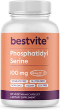 Phosphatidylserine 100mg – 120 Vegetable Capsules – Sharp-PS® Green