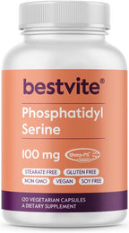 Phosphatidylserine 100mg – 120 Vegetable Capsules – Sharp-PS® Green