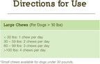 Herbsmith Senior Dog Wisdom - Suplemento para demencia canina - 60 masticables grandes