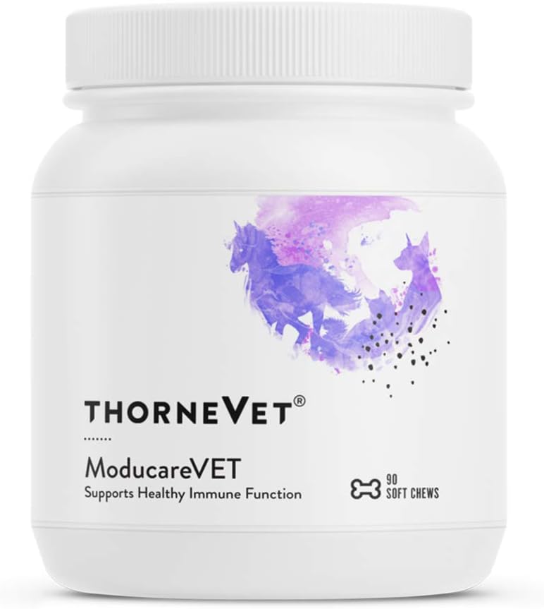 ThorneVet ModucareVET – Snacks Blandos con Esteroles Vegetales para el Apoyo Inmunológico de Perros, Gatos y Caballos, 90 uds.