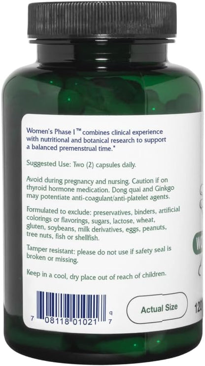 Vitanica Women's Phase I - Apoyo – Calcio: Necesario para el mantenimiento de huesos y dientes normales, y – Image 3