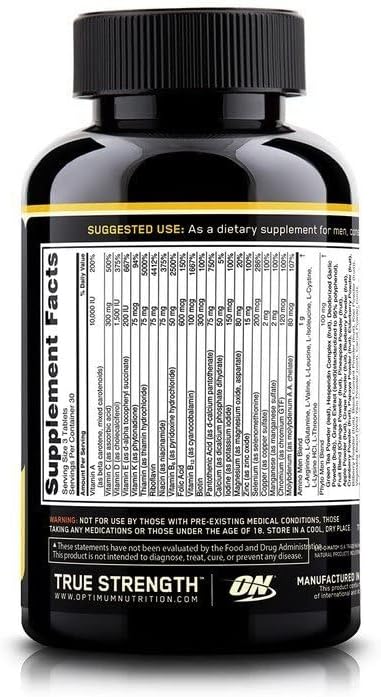 Opti-Men Multivitamínico Diario, 90 comprimidos