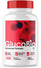 Glucobio Cápsulas (2 Paquetes) - Suplemento de Apoyo Sanguíneo con Ingredientes Naturales, 120 Cápsulas