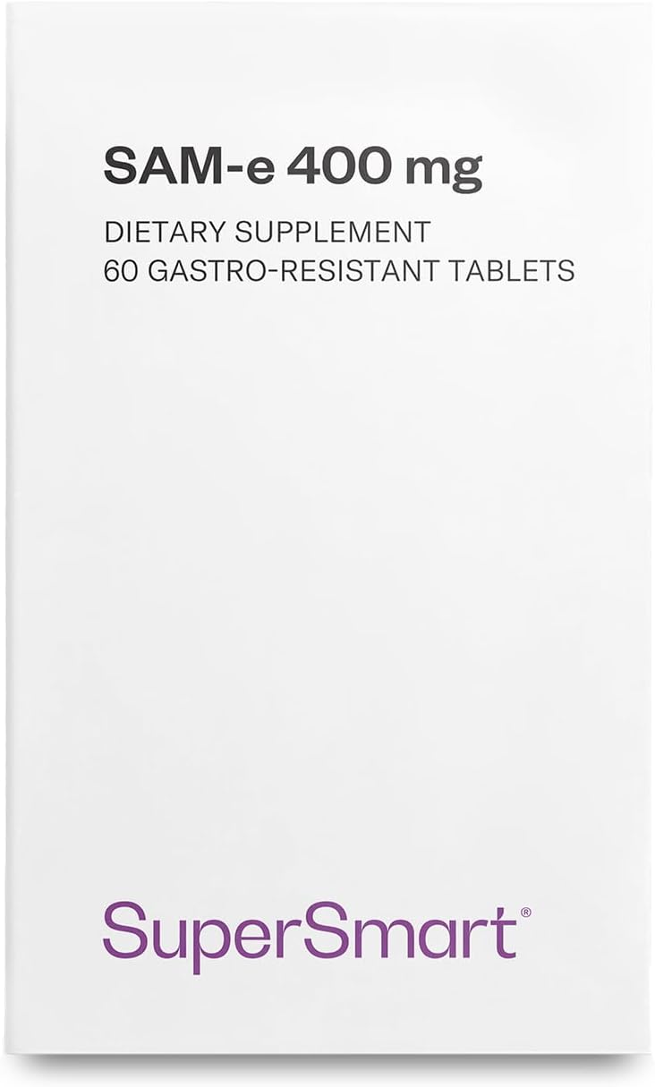 Supersmart SAM-e 400mg (80% Isómero Activo S,S) - 60 Comprimidos Recubiertos