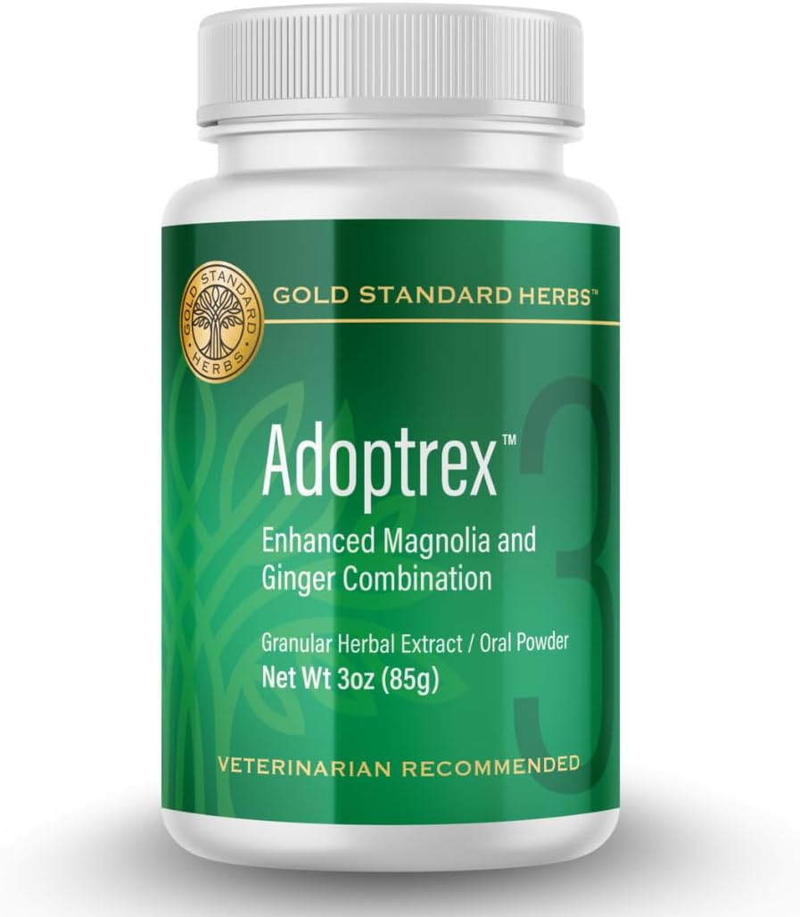 Adoptrex Suplemento Digestivo y Pancreático para Perros - Polvo de Magnolia y Jengibre (250g)