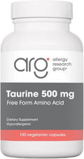 Nutricology Taurina 500 mg - Suplemento de Aminoácido en Forma Libre - 100 Cápsulas Vegetarianas