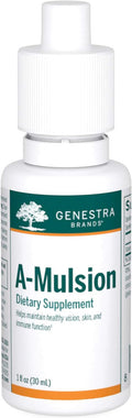 Genestra Brands A-Mulsion | Vitamina A Líquida para Apoyar el Sistema Inmunitario, la Piel, la Visión, los Huesos y los Dientes* | 30 ml | Sabor Cítrico