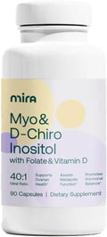 MIRA Suplemento para SOP con Myo Inositol y D-Chiro Inositol 40:1 - 90 Cápsulas