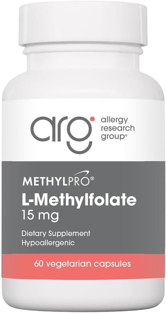 MethylPro L-Metilfolato 15 mg - 5-MTHF Activo para MTHFR - 60 Cápsulas