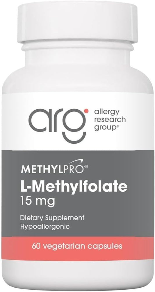 MethylPro L-Metilfolato 15 mg - 5-MTHF Activo para MTHFR - 60 Cápsulas