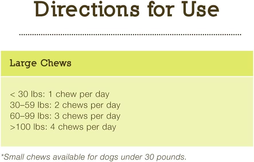 Herbsmith Spector - Suplemento para la Visión y Ojos de Perros, 60 Chews Grandes