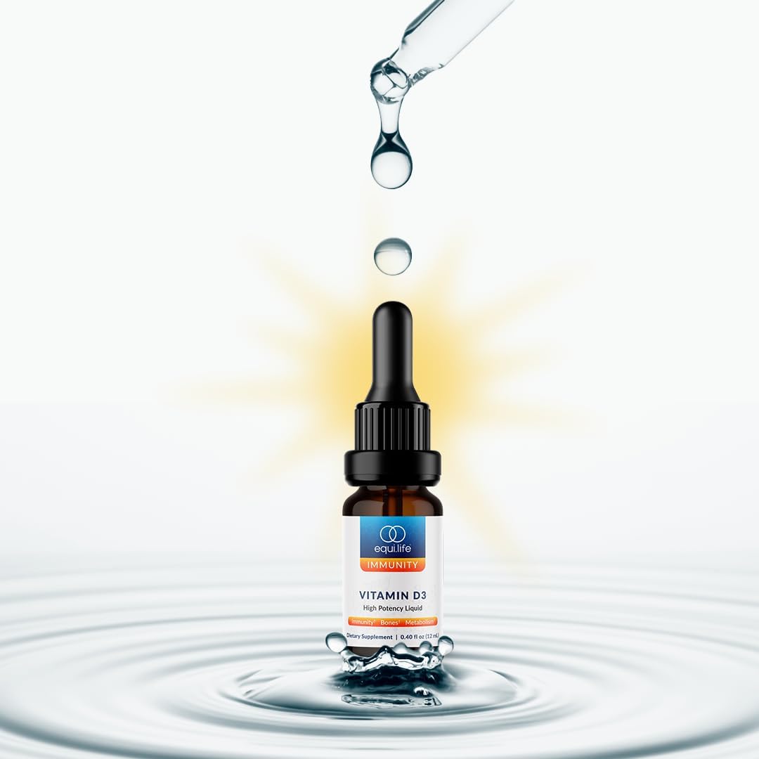 Equilife Vitamin D3: High Potency Liquid – Contribuye al funcionamiento normal del sistema inmunitario. – Image 5