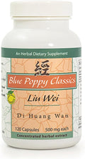 Blue Poppy - Zhi Bai Di Huang Wan, 120 cápsulas