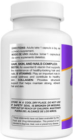 Sunshine Naturals Biotina 5000 mcg - 90 Cápsulas (Pack de 3)