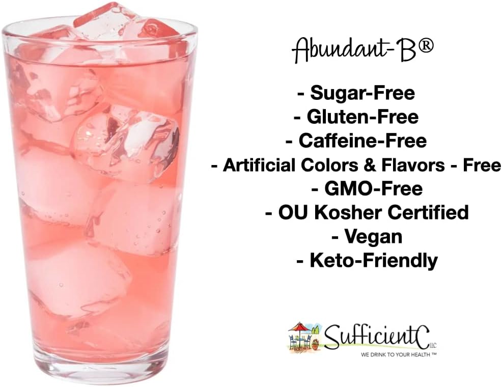 Sufficient-C Abundant-B: Metil B-12 y Biotina en Limonada Rosa