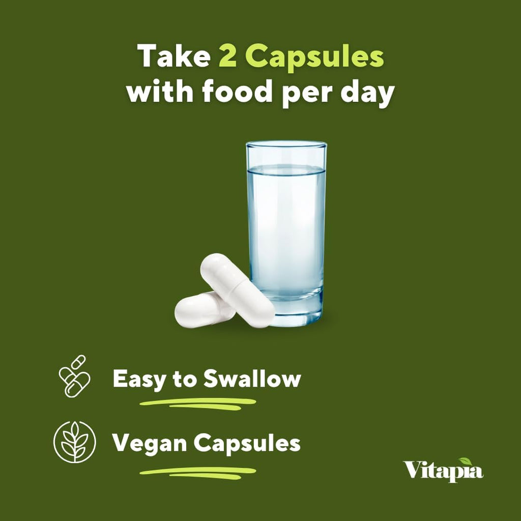 Vitapia Pure Fucoidan 85% Extracto de Alga Parda - 120 Cápsulas Veganas