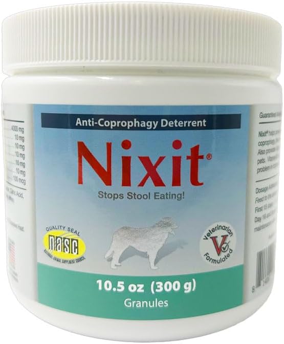 Nixit Gránulos Anticoprofagia para Perros, Sabor a Hígado de Pollo y Pescado Natural, 298 g