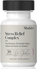 Shaklee Stress Relief Complex – Mezcla Calmante con L-teanina, Ashwagandha, Beta-sitosterol y L-tirosina – Apoyo para la Relajación sin Somnolencia – 30 Comprimidos