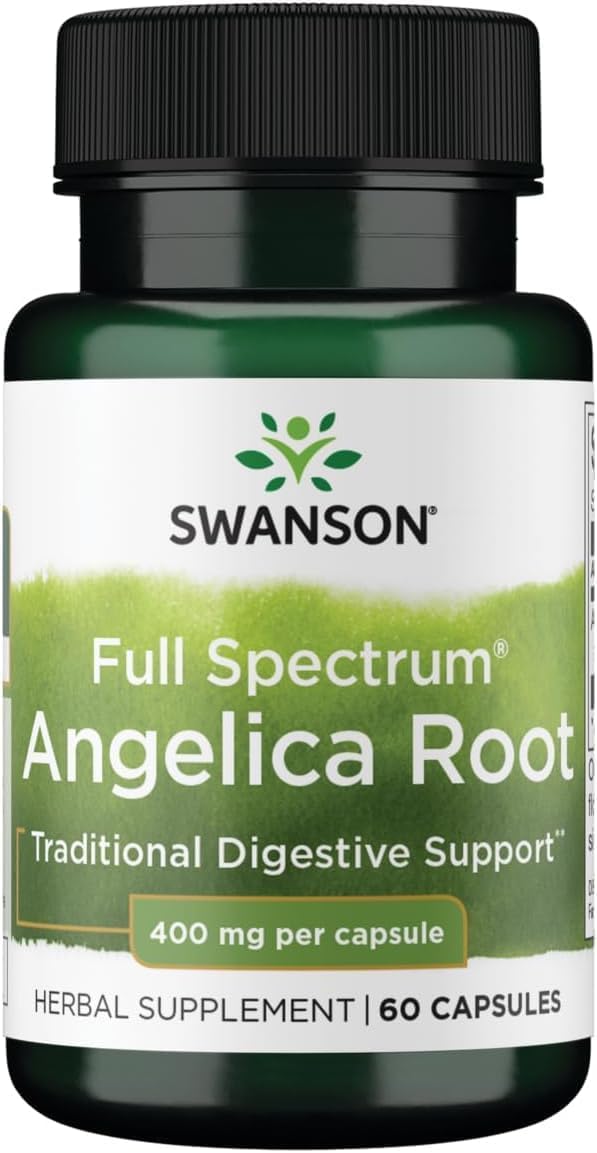 Swanson Full Spectrum Raíz de Angélica 400 mg 60 Cápsulas